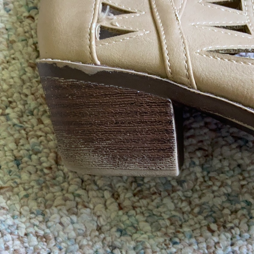 Tan Booties - Picture 2 of 5
